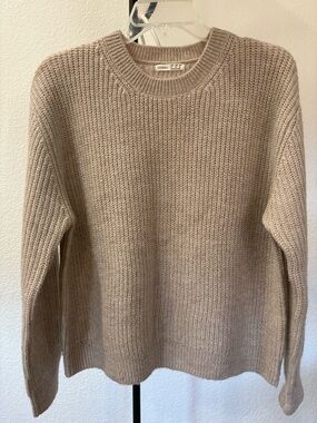 Oysho women’s Crewneck Sweater in Taupe